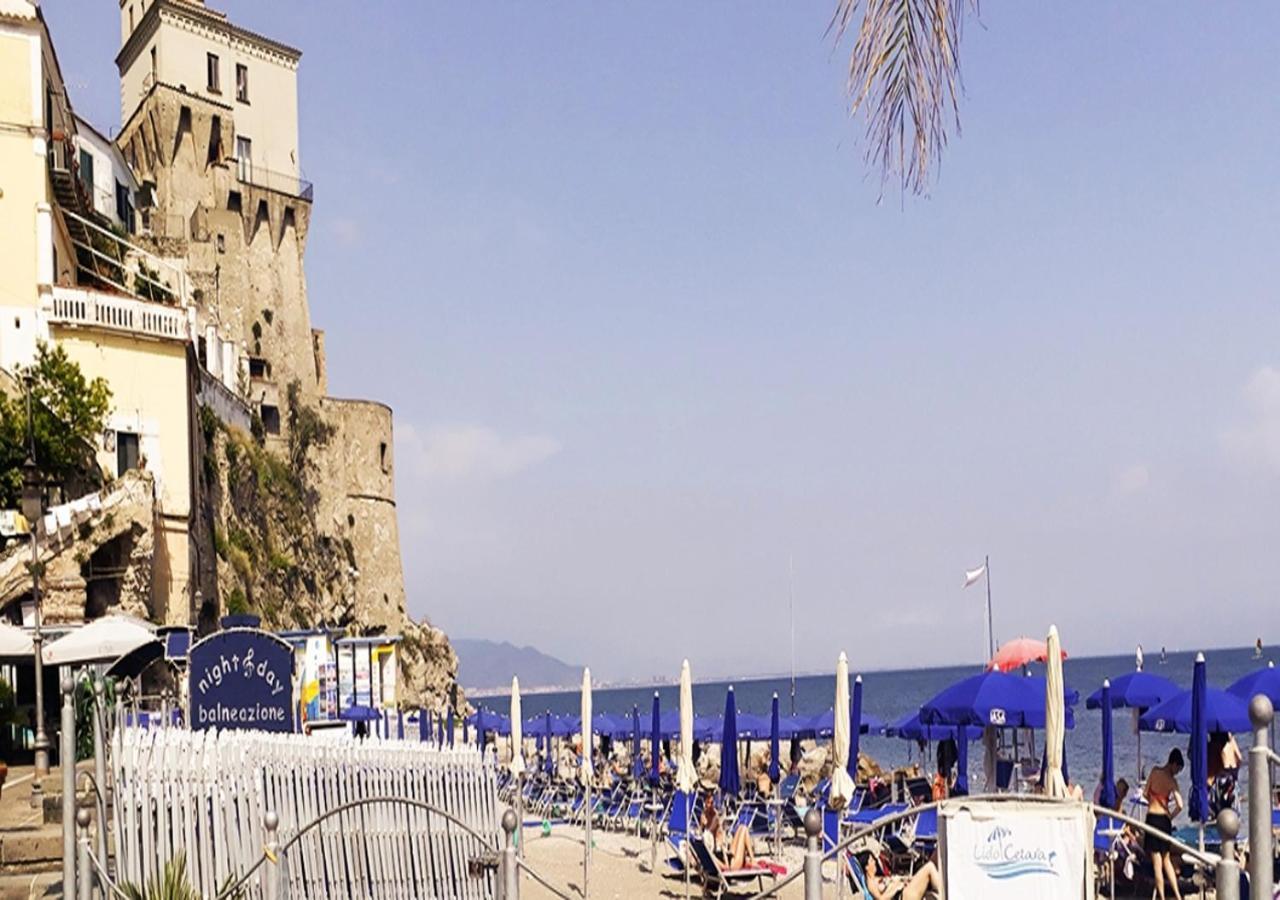 Casa Rosa Appartamento Con Giardino Cetara Bagian luar foto