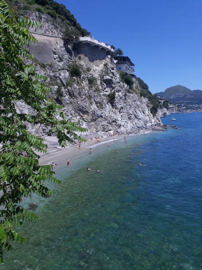 Casa Rosa Appartamento Con Giardino Cetara Bagian luar foto