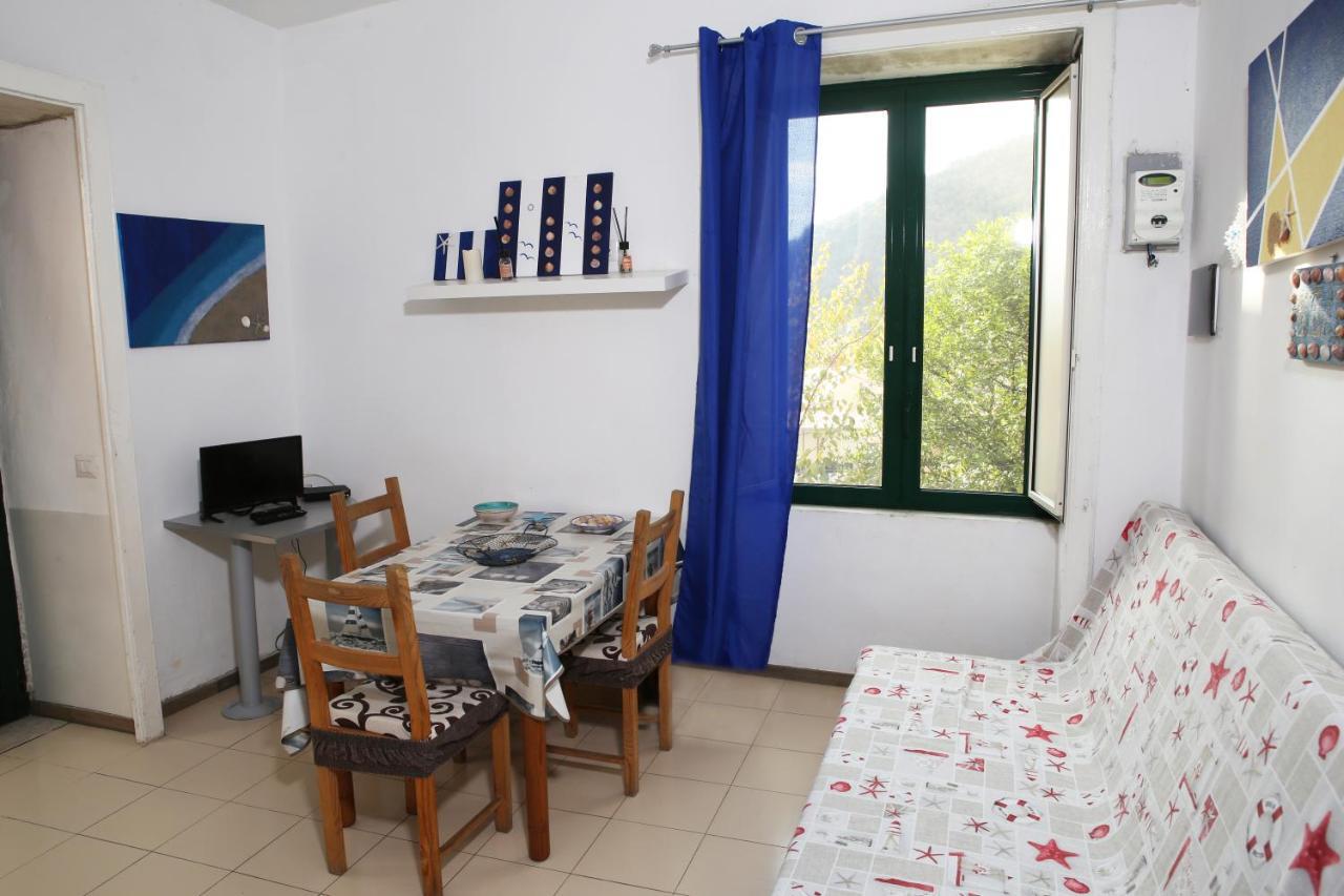Casa Rosa Appartamento Con Giardino Cetara Bagian luar foto