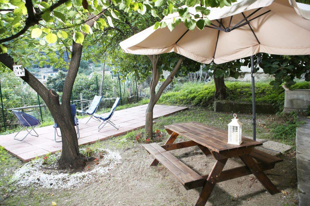 Casa Rosa Appartamento Con Giardino Cetara Bagian luar foto